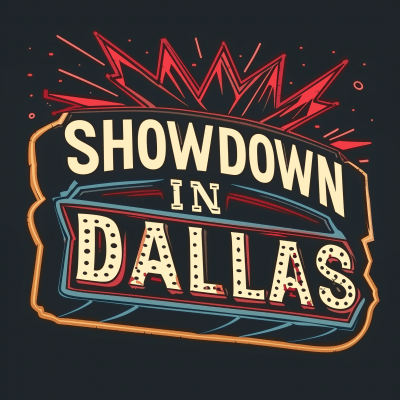 Showdown in Dallas Sticker
