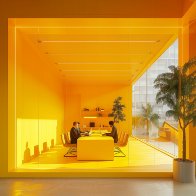 Yellow Cube Conference Room