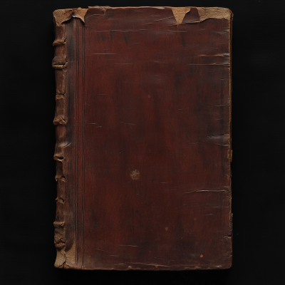 Ancient Leather Book Cover