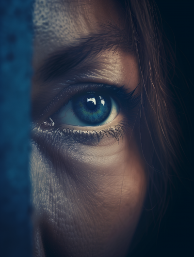 Creepy Thriller Movie Poster