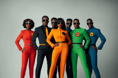 60s Superhero Movie Poster