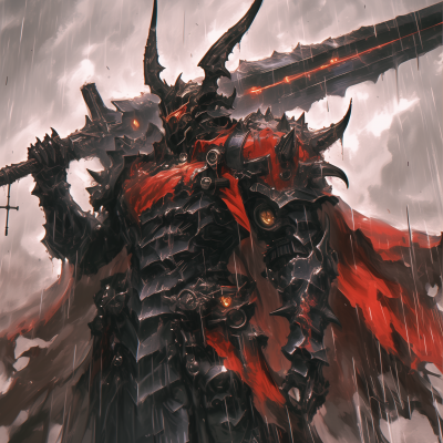 Last Mecha Bogatyr in the Rain