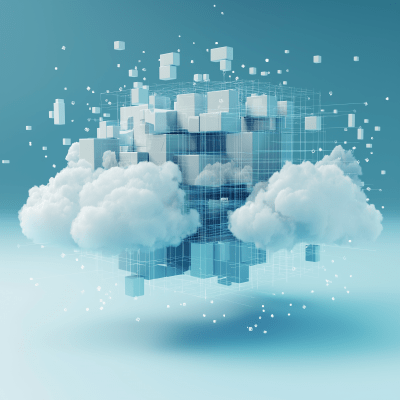 Futuristic Cloud Cubes