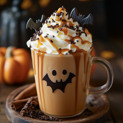 Spooky Halloween Latte