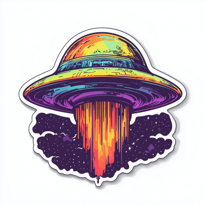 UFO Sticker