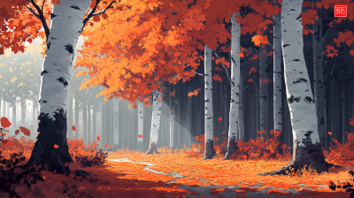 Autumn Forest Serenity