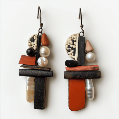 Collage Earrings