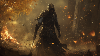 Heroic Elf Ranger in Battle