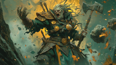 Heroic War Priest in Battle
