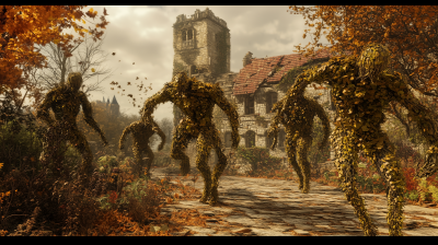 Vine Creatures in Autumn