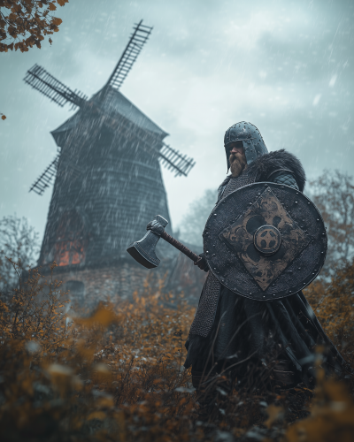 War Priest in Combat Stance