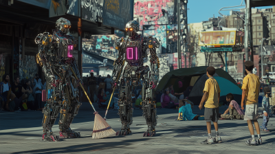 Gothic Cyborg Street Cleaners