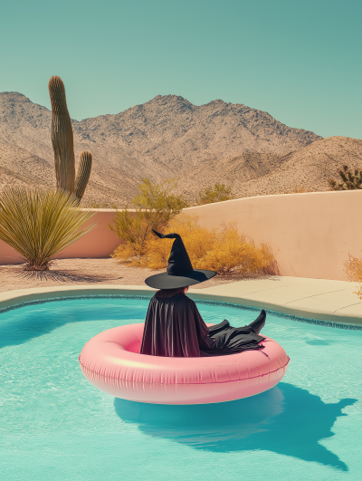 Witch in a Pool