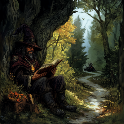 Tom Brady as a Wood Elf Wizard
