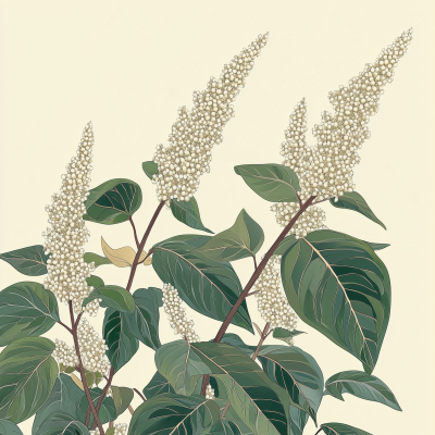 Japanese Knotweed Illustration