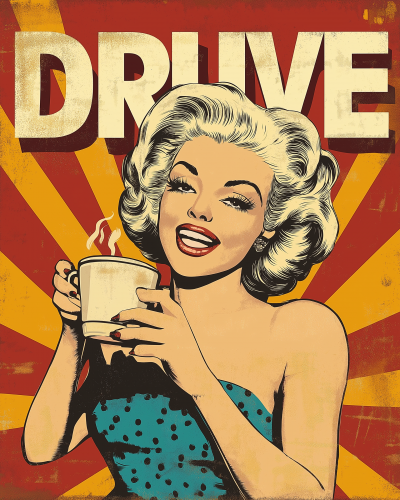 Marilyn Monroe Coffee Poster