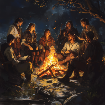 Bonfire Gathering