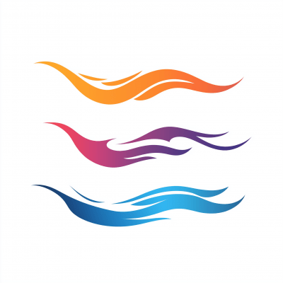 Flowing Lines Logo Graphic