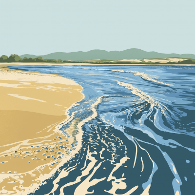 Shallow River Waves