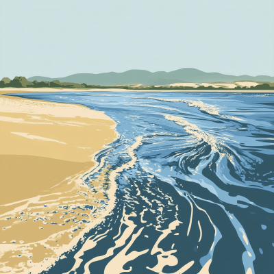 Shallow River Waves