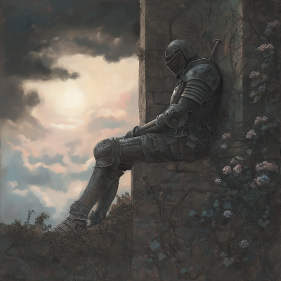 Fallen Knight at Dawn