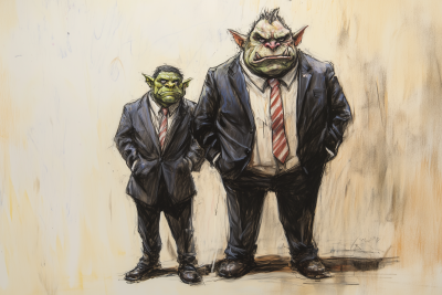 Orc and Troll Business Attire