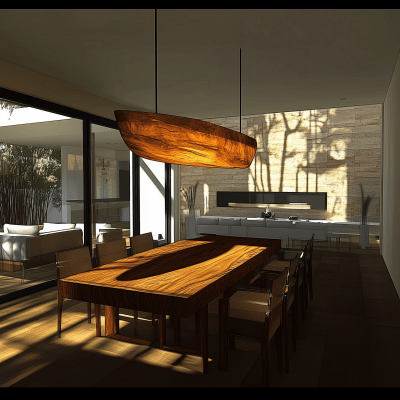 Modern African Contemporary Lighting