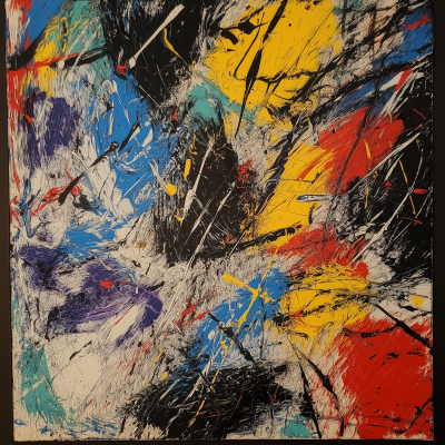 Pollock Inspired Masterpiece