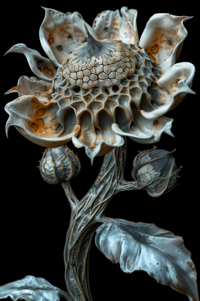 Fantasy Skull Flower