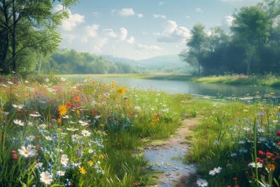 Serene Summer Scene