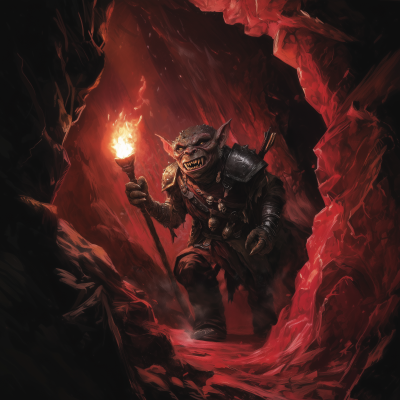 Evil Goblin in Lair