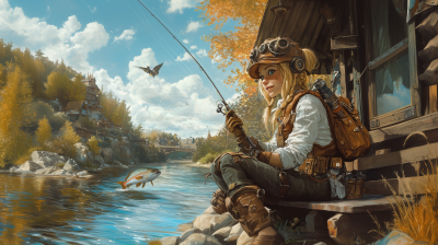 Steampunk Fishing