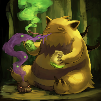 Drowzee in a Funky Scene