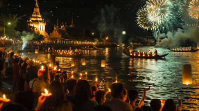 Festive Riverbank Celebration