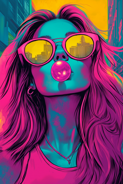 Bold and Vibrant Pop Art