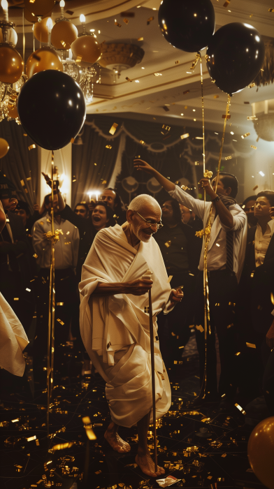 Gandhi’s Grand Celebration