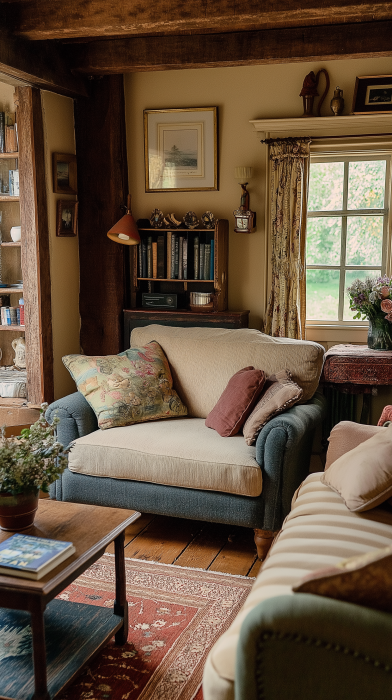 Cozy Cottage Living Room