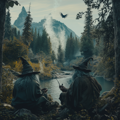 Wizards Fishing in the Wilderness