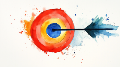 Watercolor Target