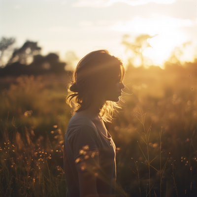 Cinematic Portrait in Golden Hour