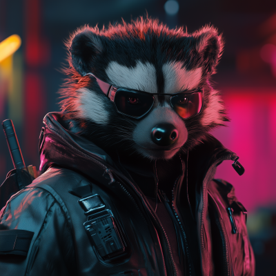 Cyberpunk Honey Badger