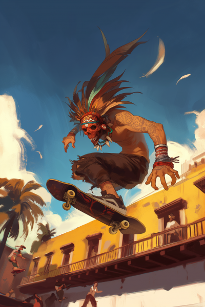 Aztec Masked Skater