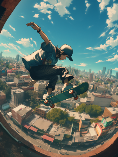Skater in Action