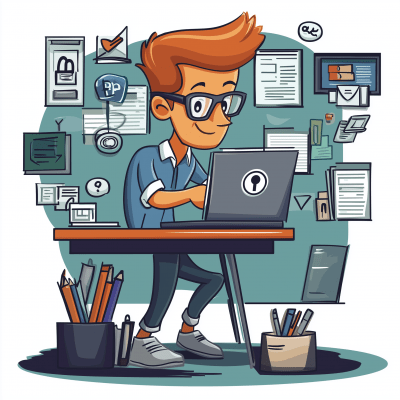 Website Security Illustration