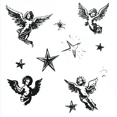 Angel and Star Set