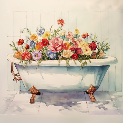 Bathtub Full of Flowers