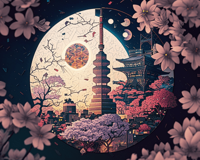 Tokyo Skyline Puzzle