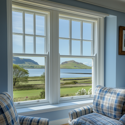 Beautiful Views from Sliding Sash Windows