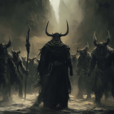 Dark Mage and Beastmen