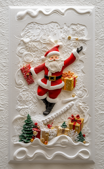 Santa Claus on the Roof